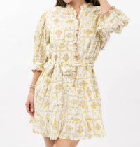 Uncle Frank - Trellis Flower Mini Dress