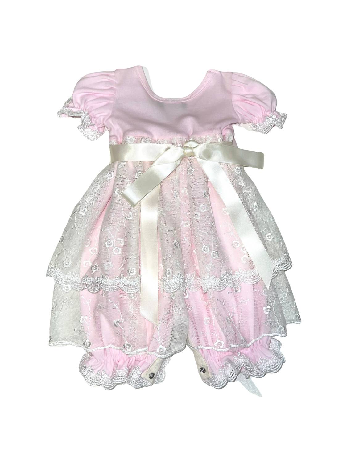 Katie Rose - Girl's Lace Bloomer Dress