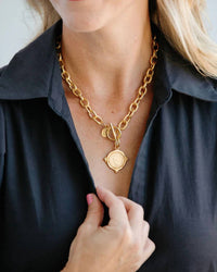 Susan Shaw - Coin Toggle Necklace