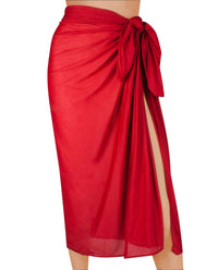 Miraclesuit Pareo Swimsuit Cover Up in red - women's swimwear