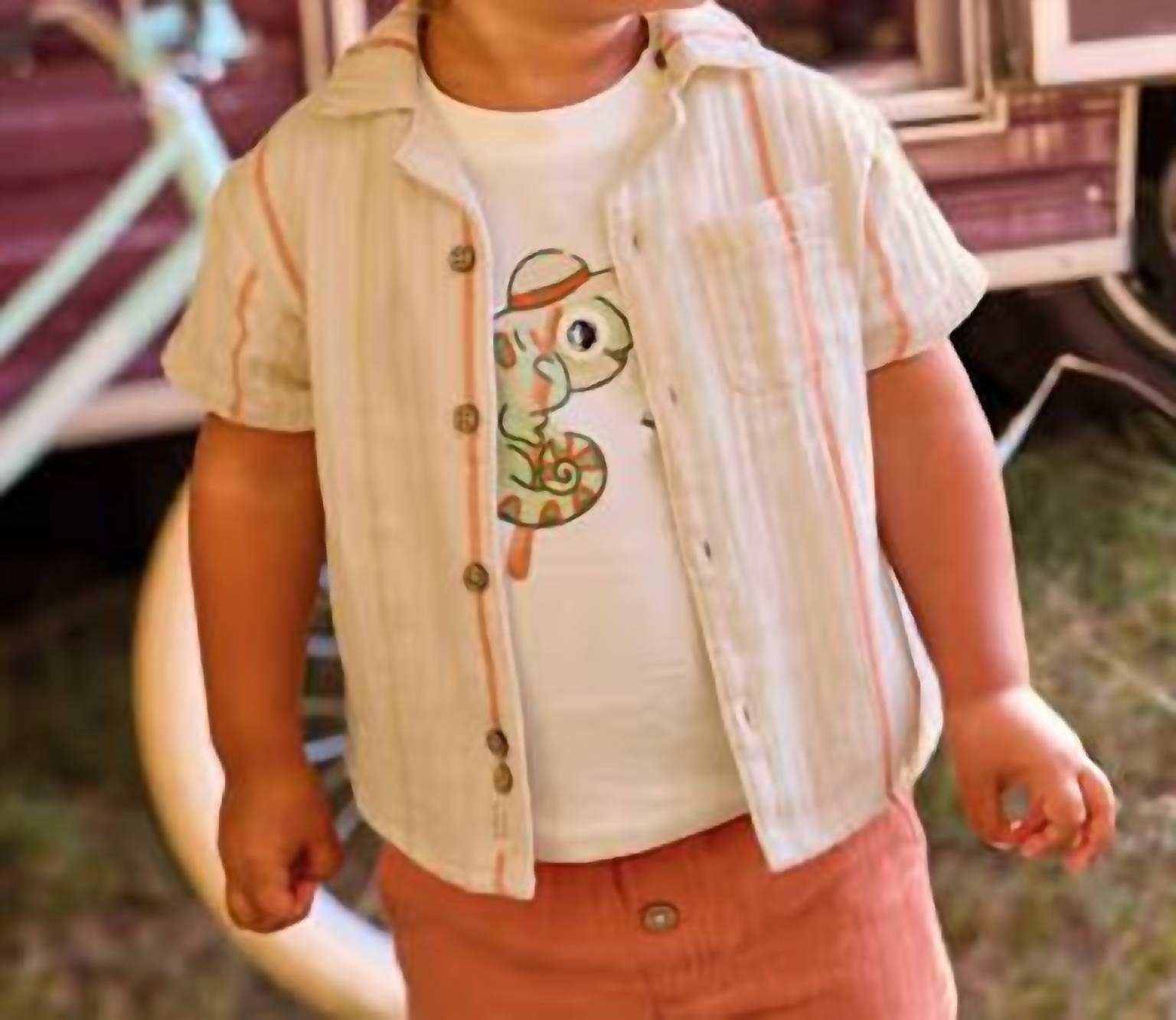 Mayoral - Short Sleeve Linen Shirt
