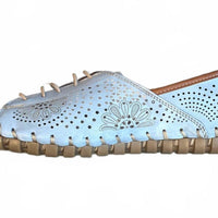 Gelato Women's Theory Lace-up Shoes in light blue - women's flats - alternate view