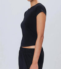 Eterne - Fitted Crewneck Short Sleeve T-shirt