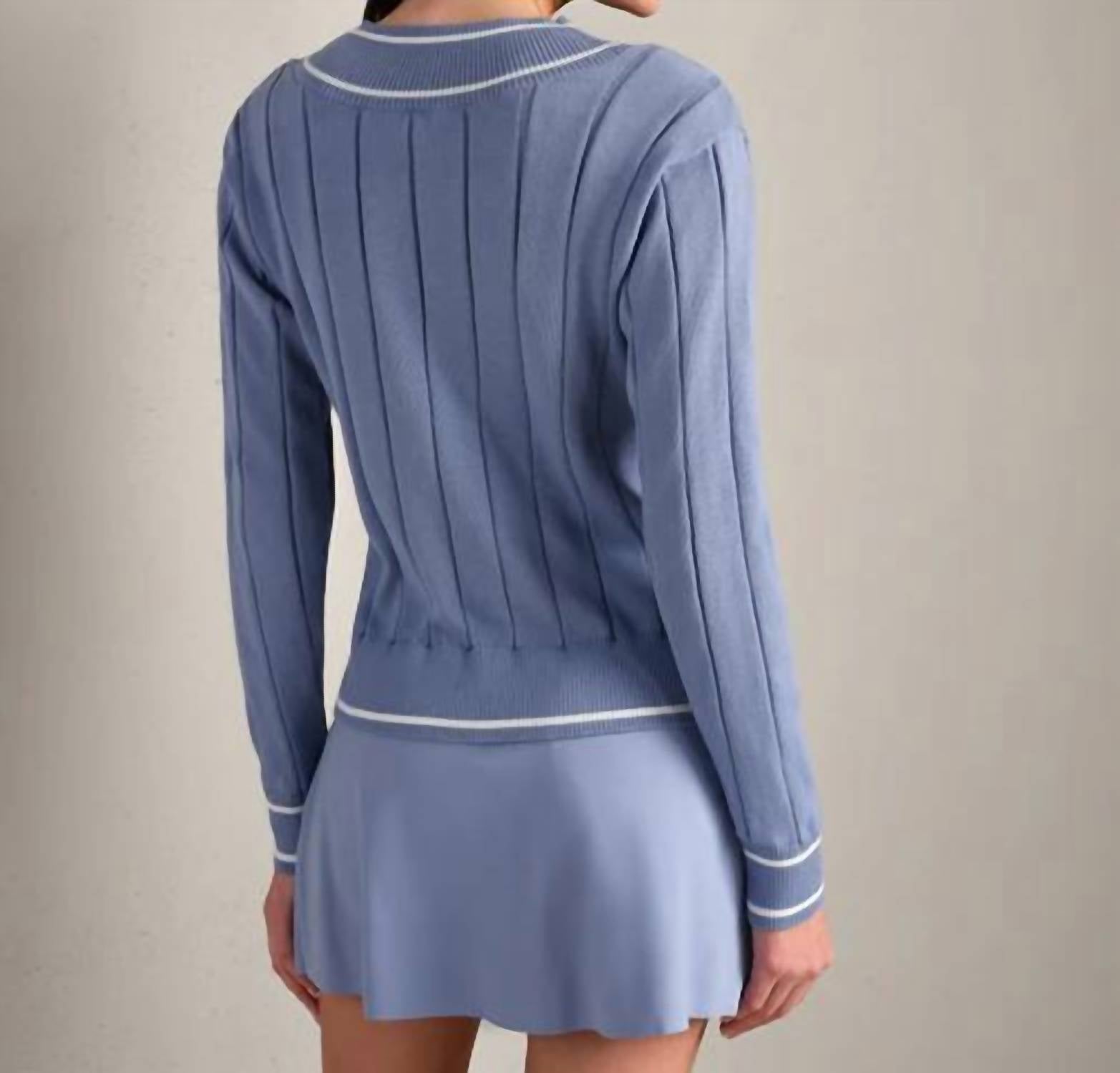 Rhone - Varsity Cable Knit Sweater