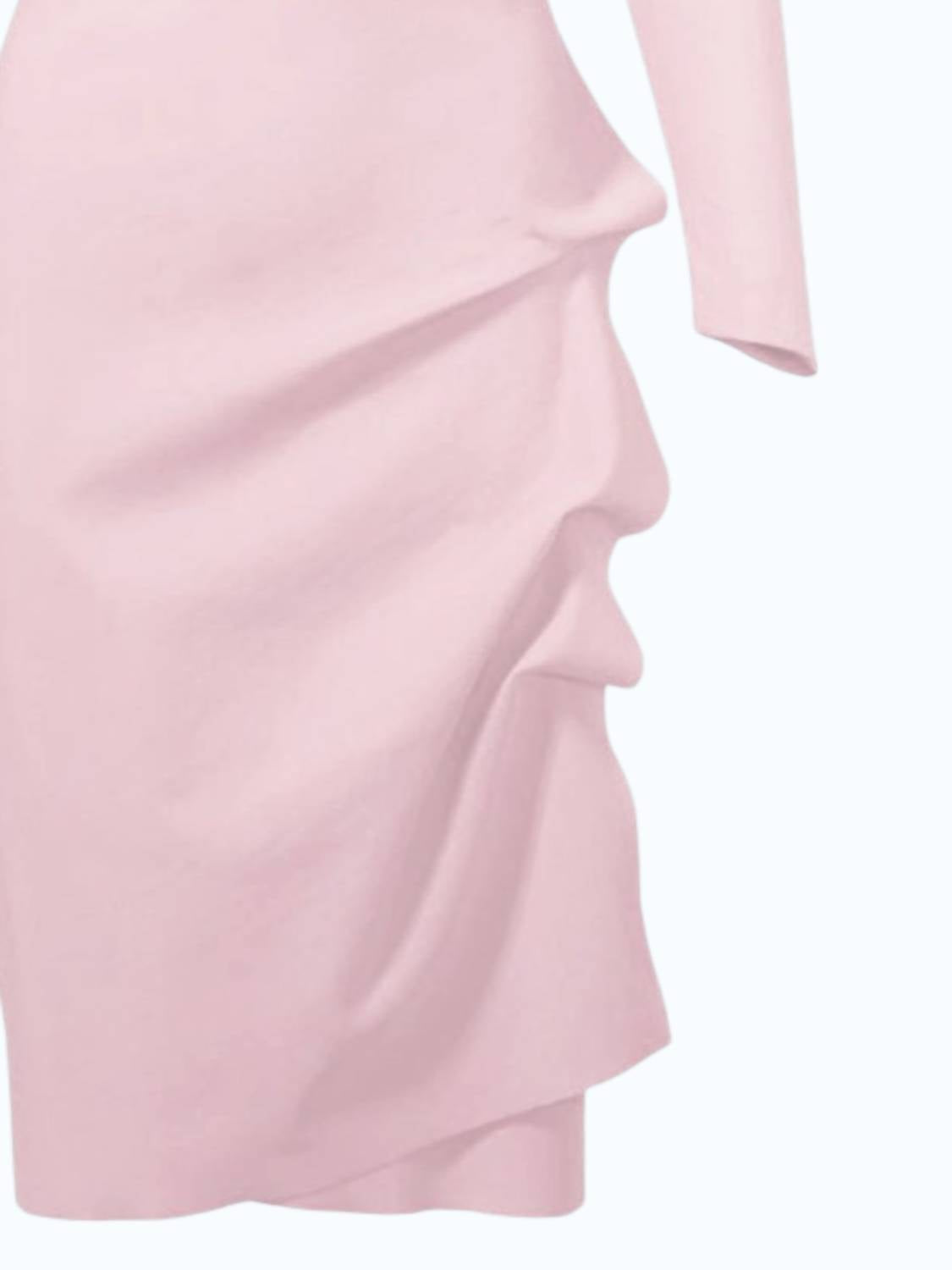 Chiara Boni - Women's Berrtille Ruffle Long Sleeve Dress