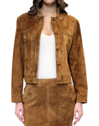 Central Park West - Daphne Genuine Suede Lady Jacket