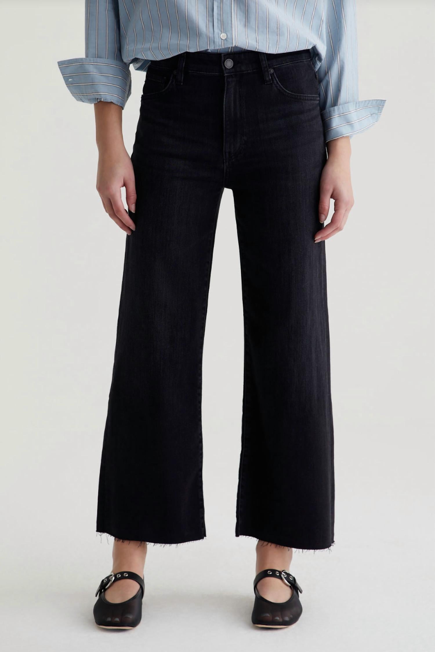 Ag Jeans - Saige Wide Leg Crop Jeans