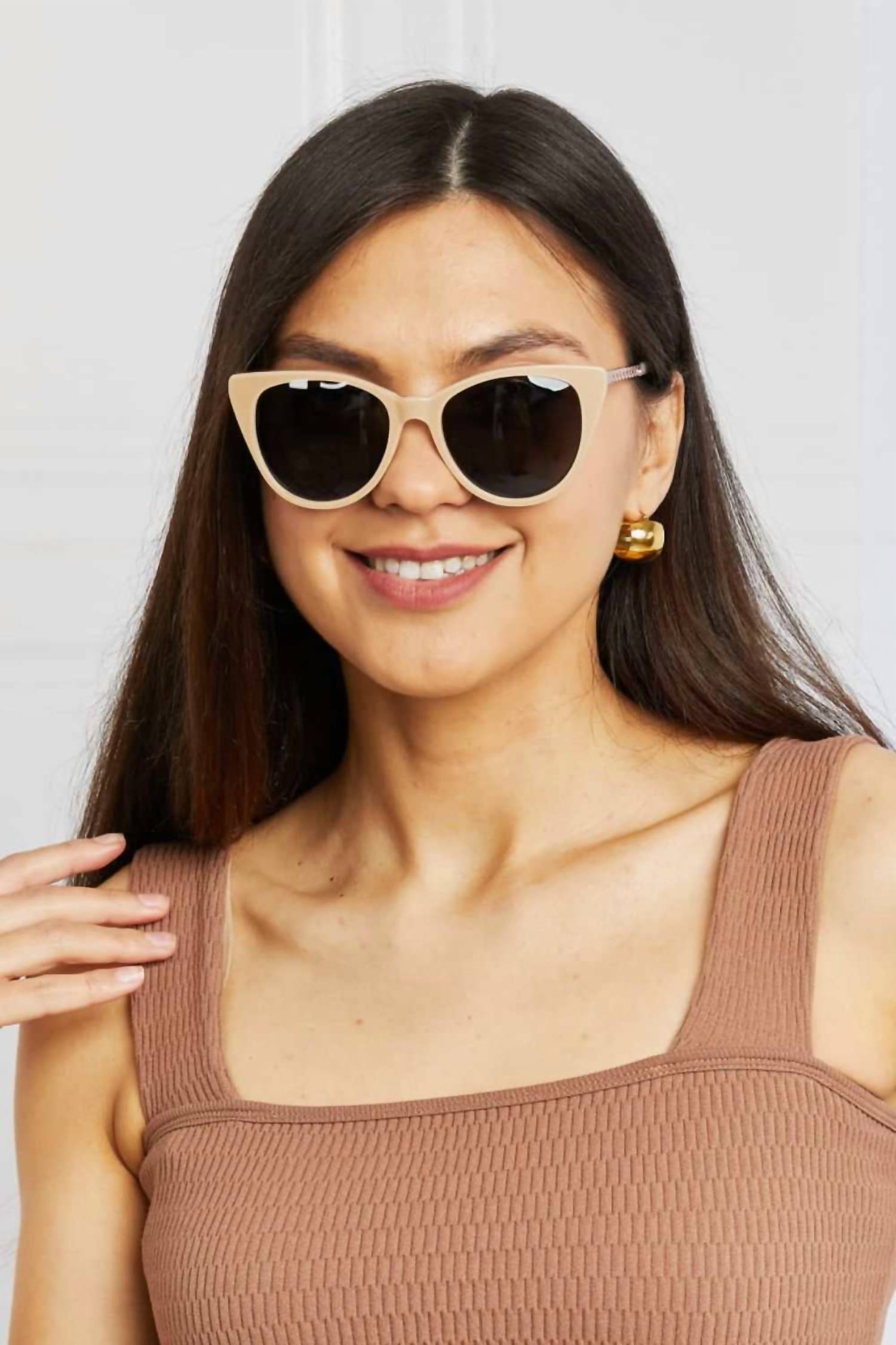 Trendsi - Women's Cat-eye Acetate Frame Sunglasses