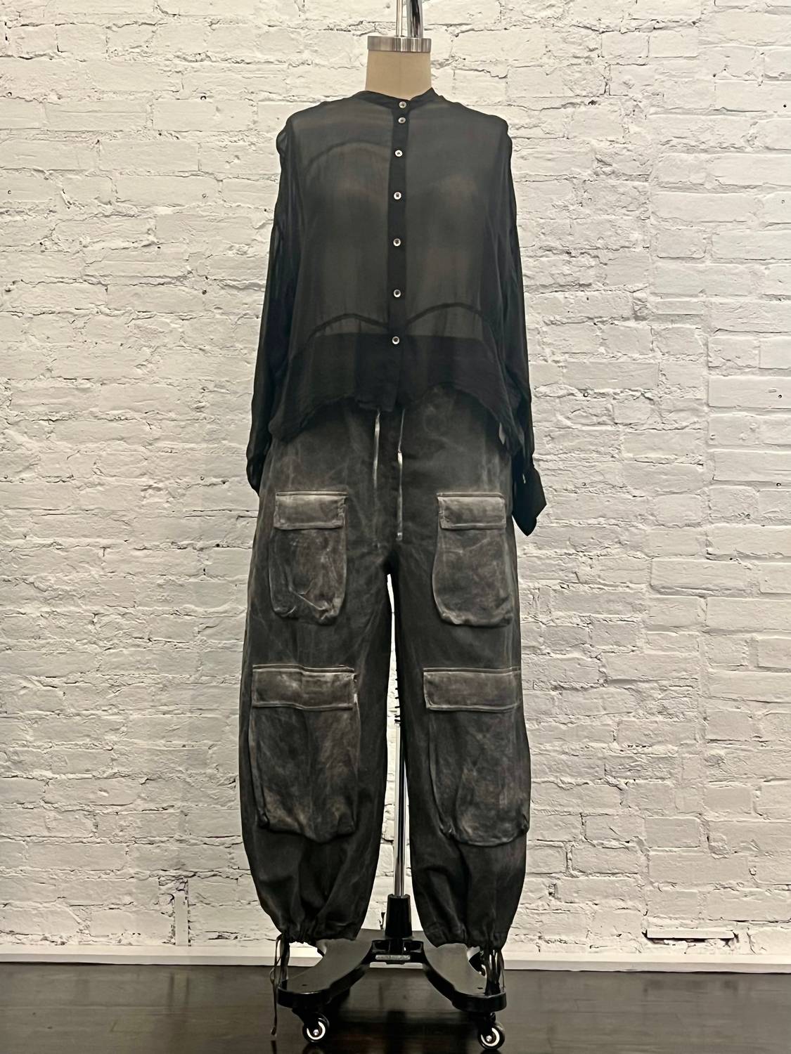 Sanctamuerte - Women's Sheer Boxy Shirt