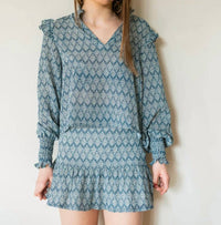 Osamore - Ruffled Shoulder Blouse