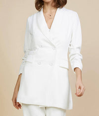Skies Are Blue - TAILORED DOUBLE BREASTED BLAZER