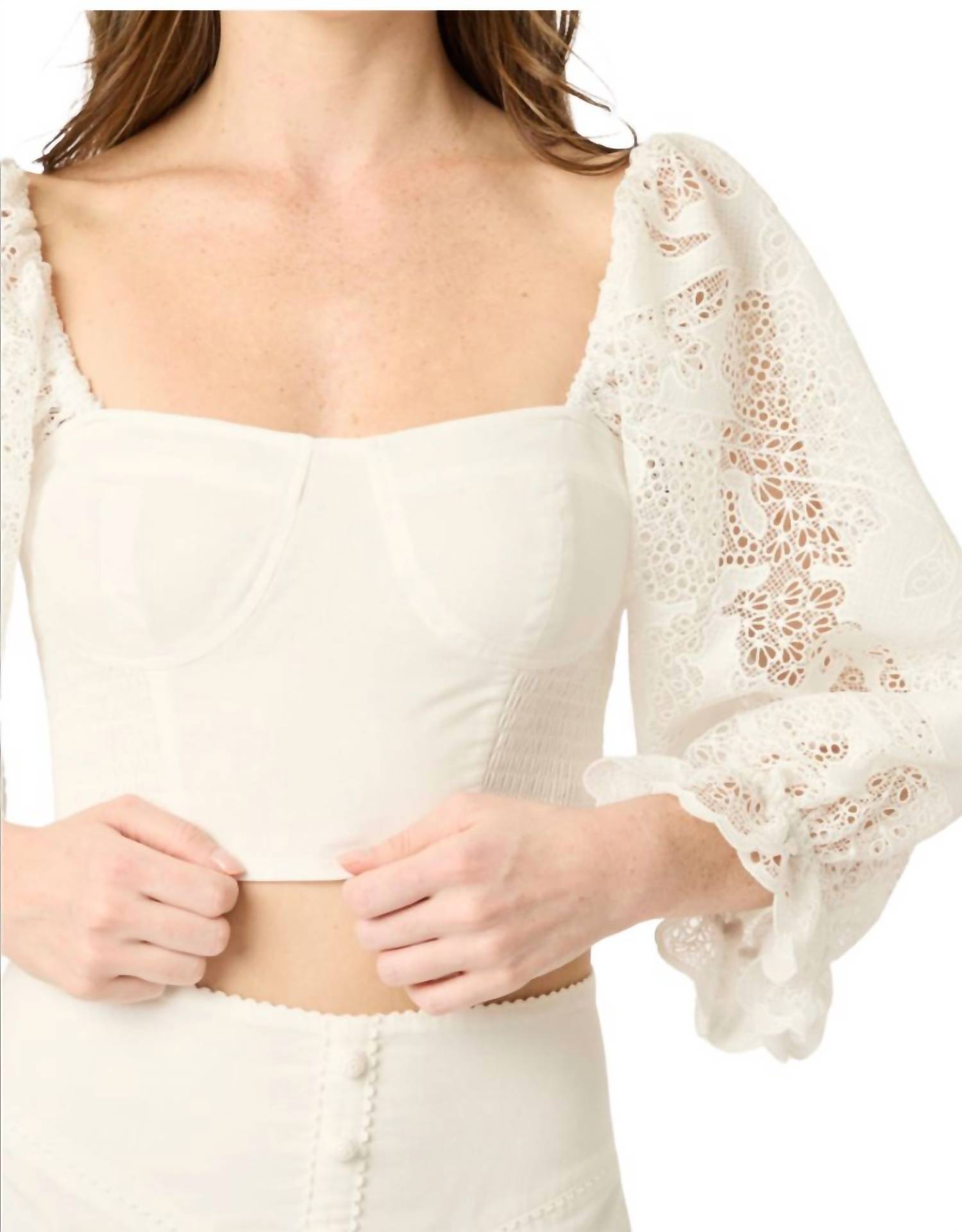 Btb Los Angeles - Lucia Puff Sleeve Top