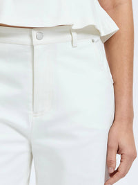 French Connection - Inez Cotton Relaxed Leg Trouser