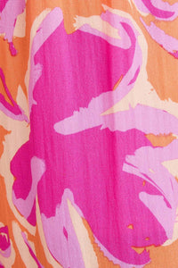 Gilli - Summer Fling Front Tie Floral Jumpsuit