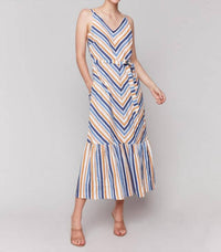 Charlie B - Striped Woven Maxi Dress