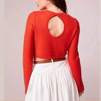 Band Of Gypsies - Alize Long Sleeve Cropped Top