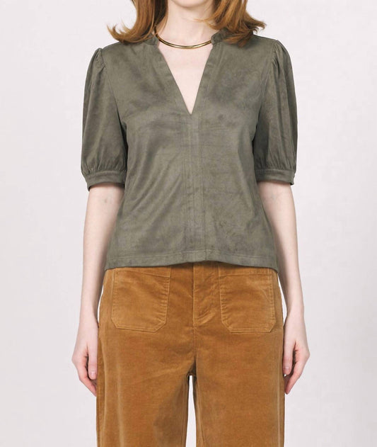 Another Love - Kalia Suede Blouse