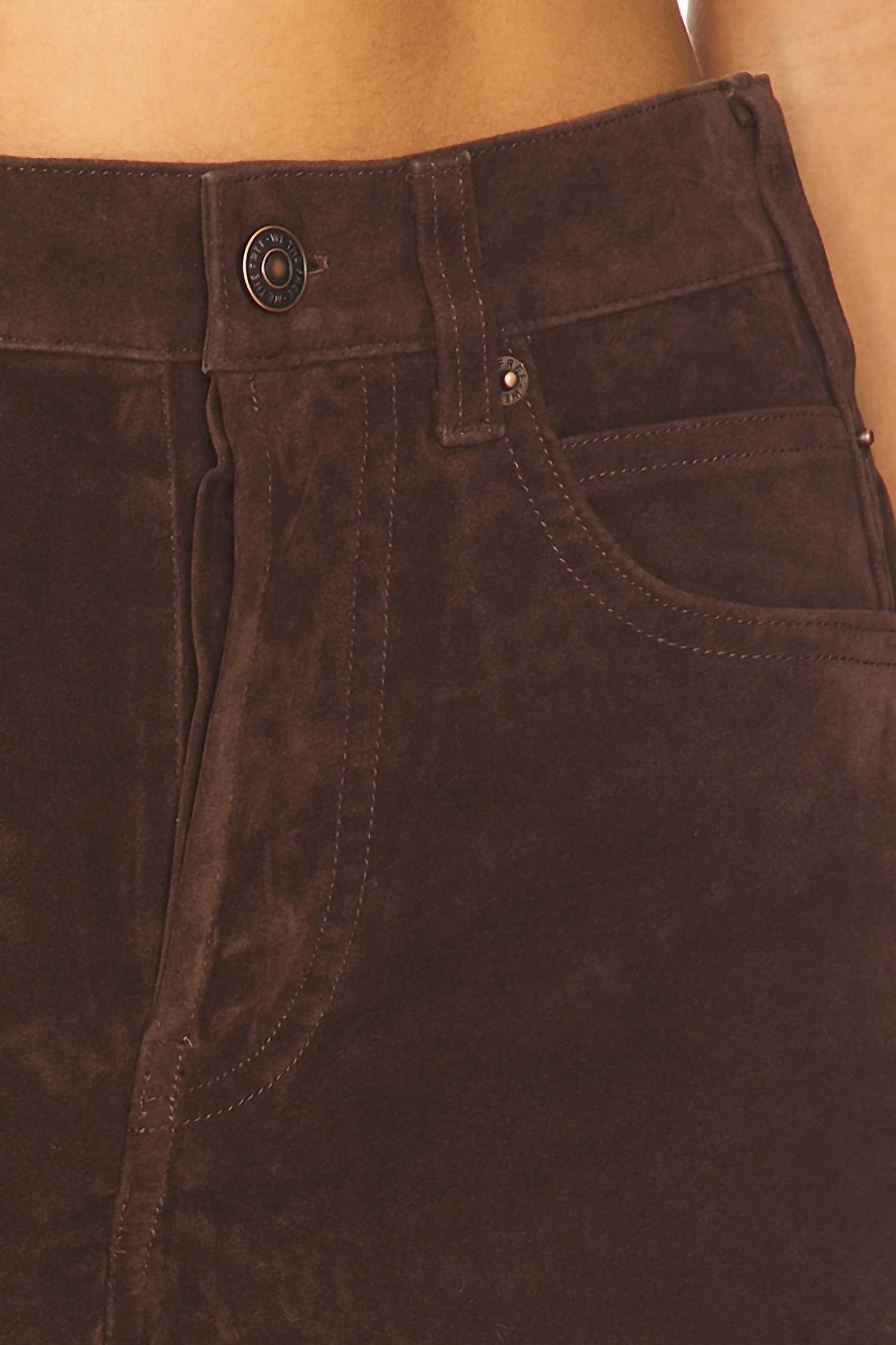 Free People - Tippi Vegan Suede Short
