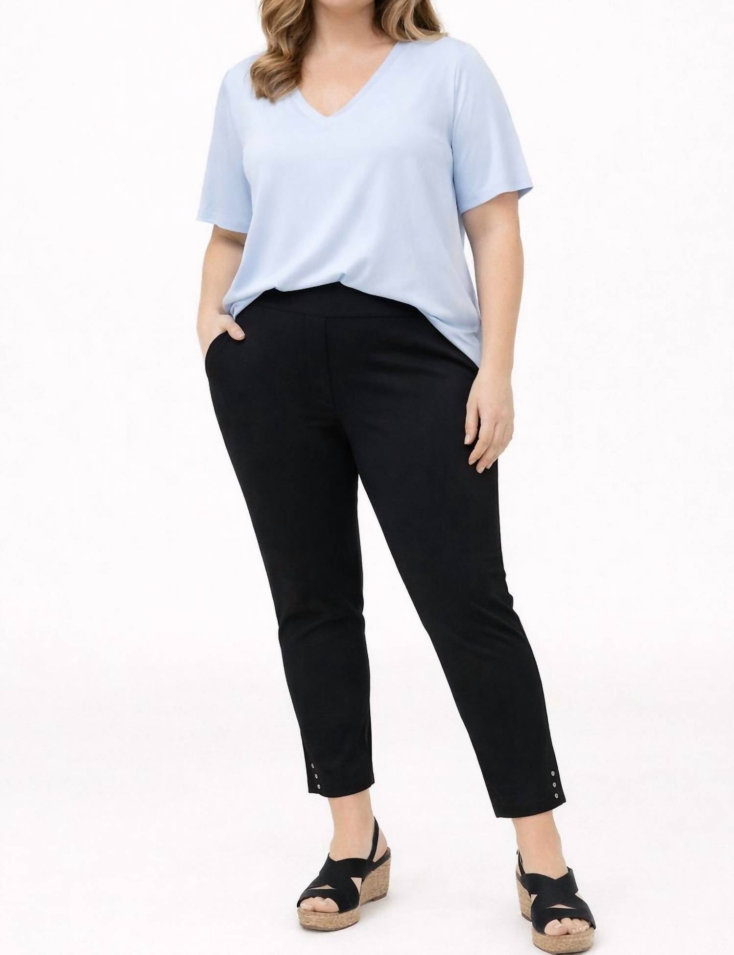 N Touch - Bengaline Pull On Ankle Pant