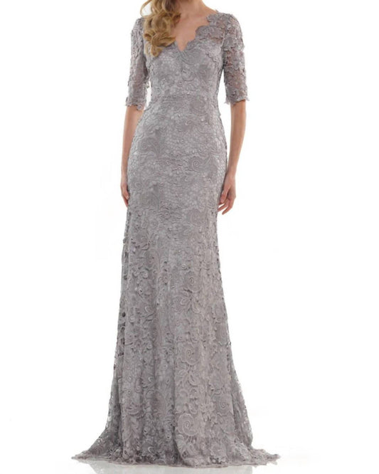 Colors Dress - Marsoni Long Mother Of The Bride Lace Dress