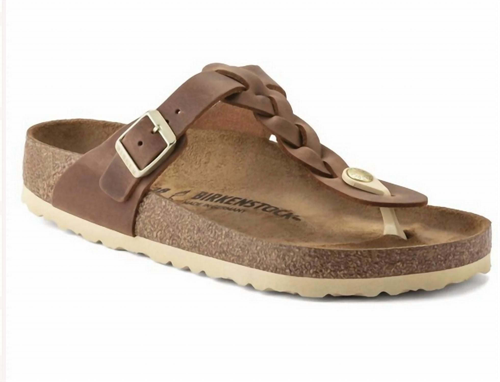 BIRKENSTOCK Unisex - Gizeh Braided Sandal in cognac - item