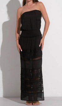 Elan - Athena Strapless Midi Dress