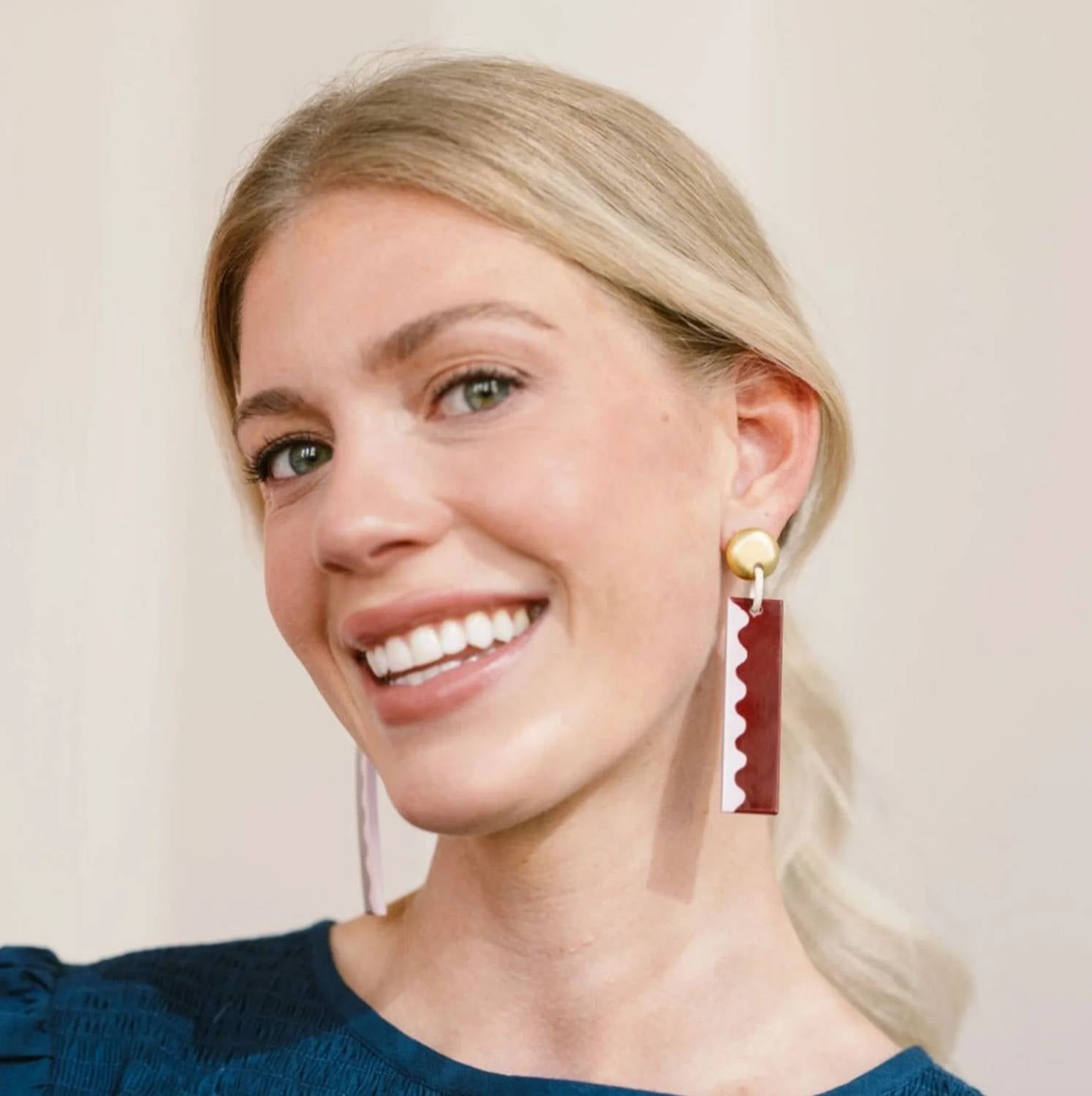 Sunshine Tienda - Women's Nicvatole Rectangle Earrings