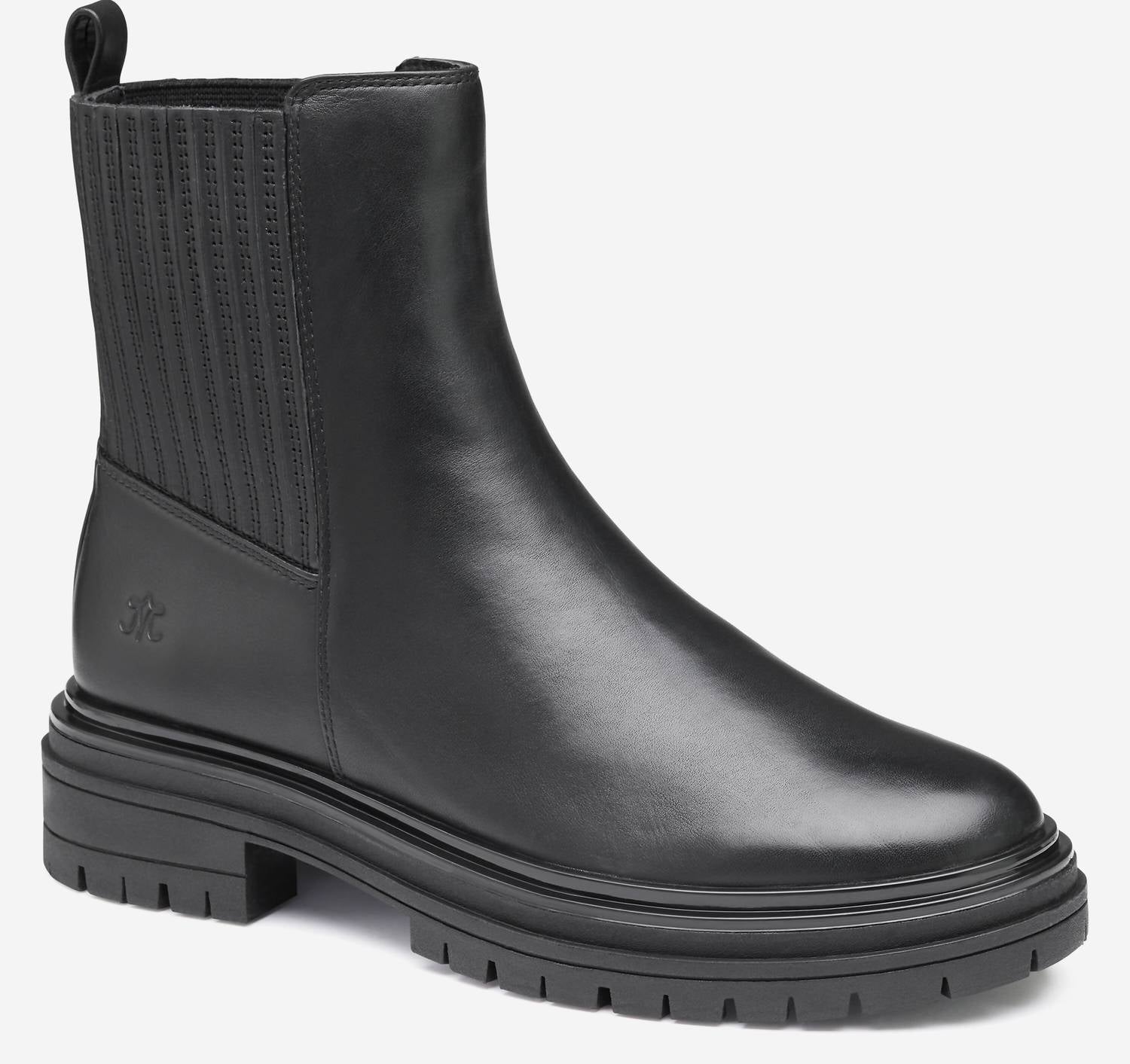 JOHNSTON & MURPHY Women's Gianna Gore Boot in black - women's shoe