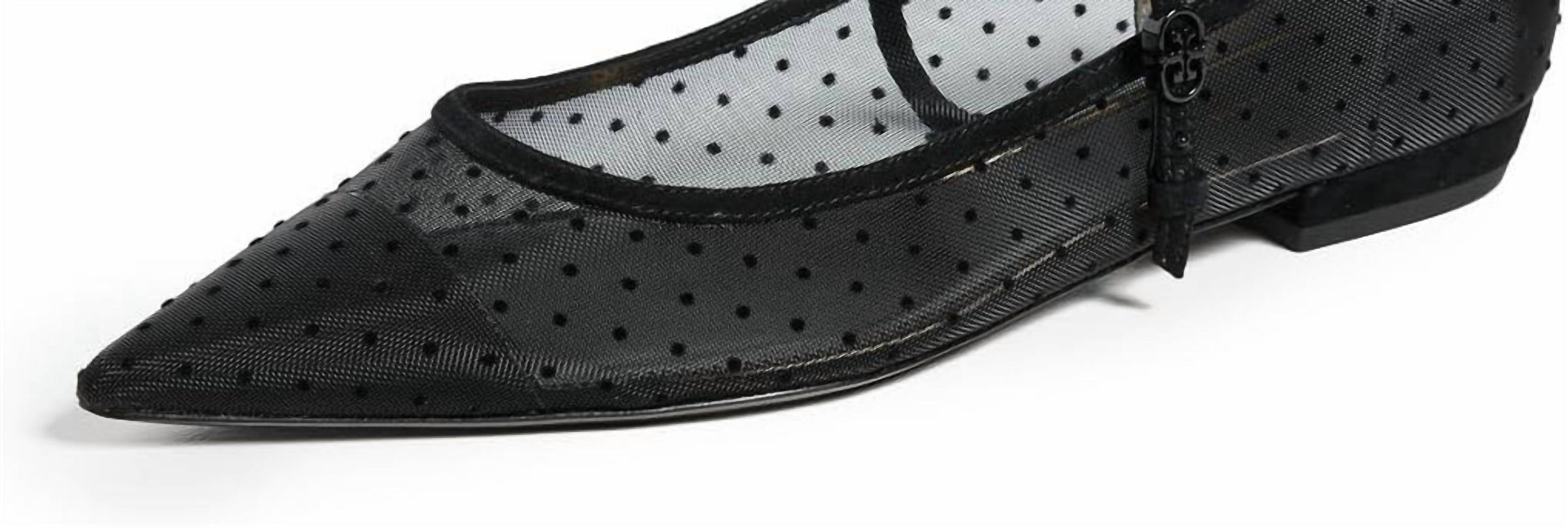 Tory Burch - Women's Double T Buckle Mary Janes Nero Shoes