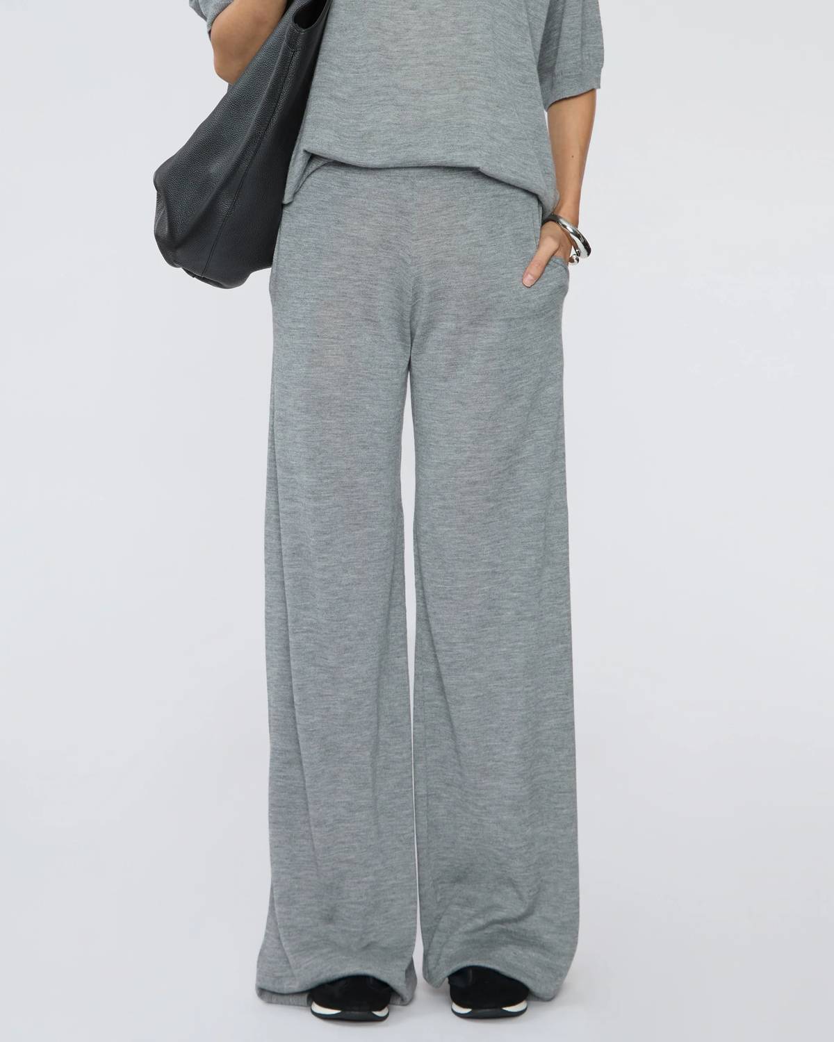Sprwmn - Cashmere Wide Leg Pants