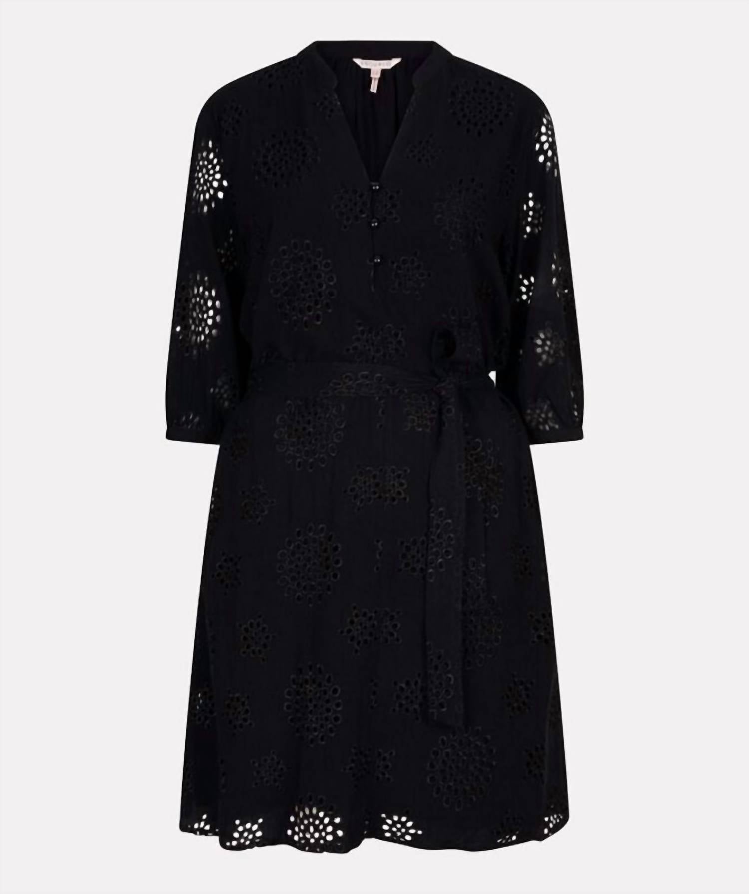 Esqualo - Allover Embroidery Dress