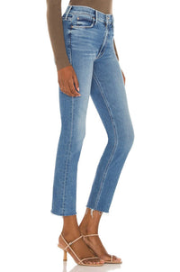 Mother - Mid Rise Dazzler Ankle Fray Jeans
