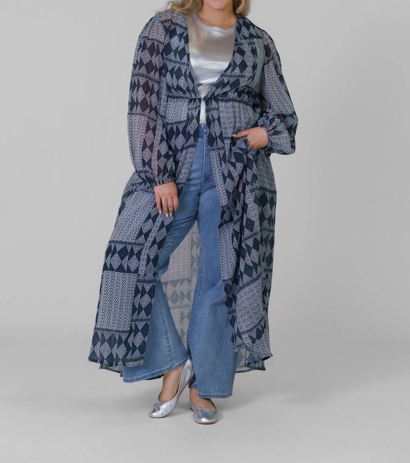 Everyday Ritual - Trish Long Duster - Plus