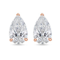 Diana M Jewels - 6.00 Cts Lab Grown Pear Cut Stud Earrings