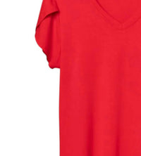 Pine Apparel - Women's Juliana V Neck Short Sleeve Top