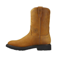 ARIAT Men's Sierra Work Ropers Boots in aged bark - men's boots - detail view