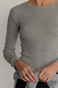 Donni. - Pointelle Long Sleeve Top