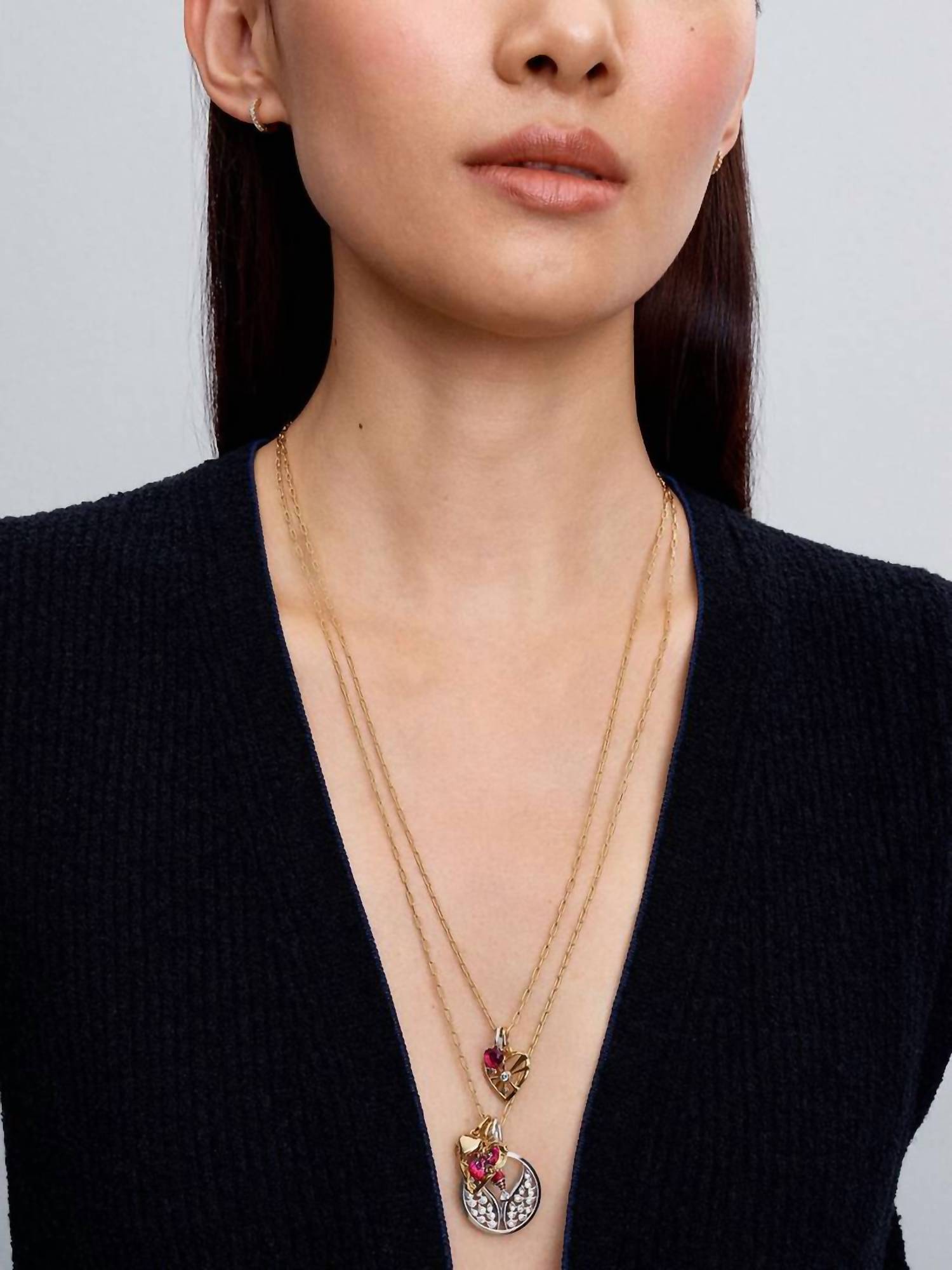Pandora - Elongated Link Chain Necklace