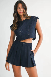 Mable - Embroidered Top