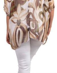 Gigi Moda - Lizane Swirl Print Blouse
