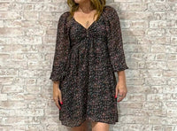 Little Daisy Closet - The Fieldlight Ruched Floral Mini Dress