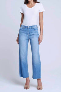 L'Agence - Wanda High Rise Crop Wide Leg Jean