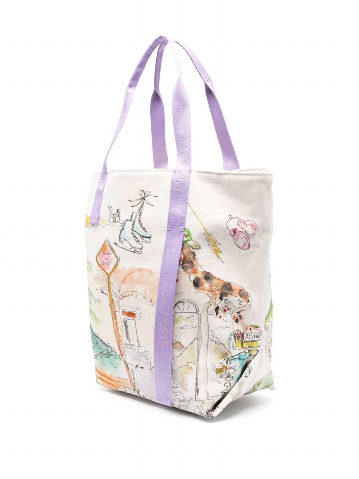 Alemais - Anouk Scene Canvas Tote