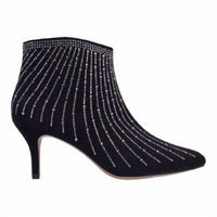 J. Renee - Women's Alannis Suede Rhinestone Bootie