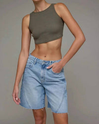 Hidden - Alix Baggy Bermuda Shorts