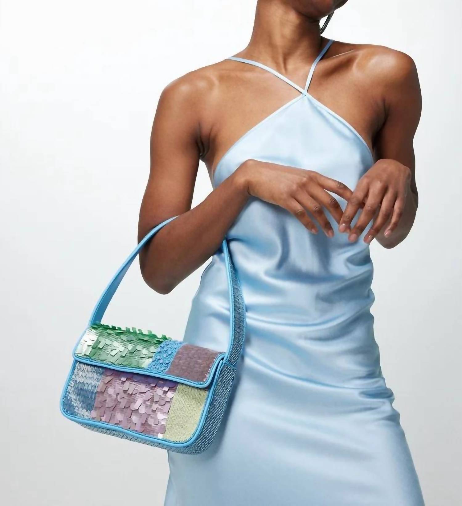 Staud - Women's Tommy Patchwork Shoulder Bag