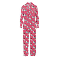Kickee - Long Sleeve Collared Pajama Set