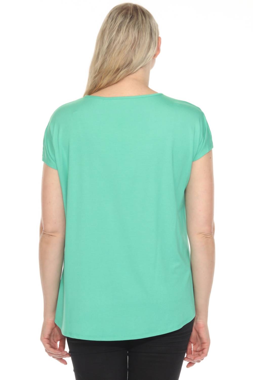 Joseph Ribkoff - V-neck Split Sleeve Loose Fit Top