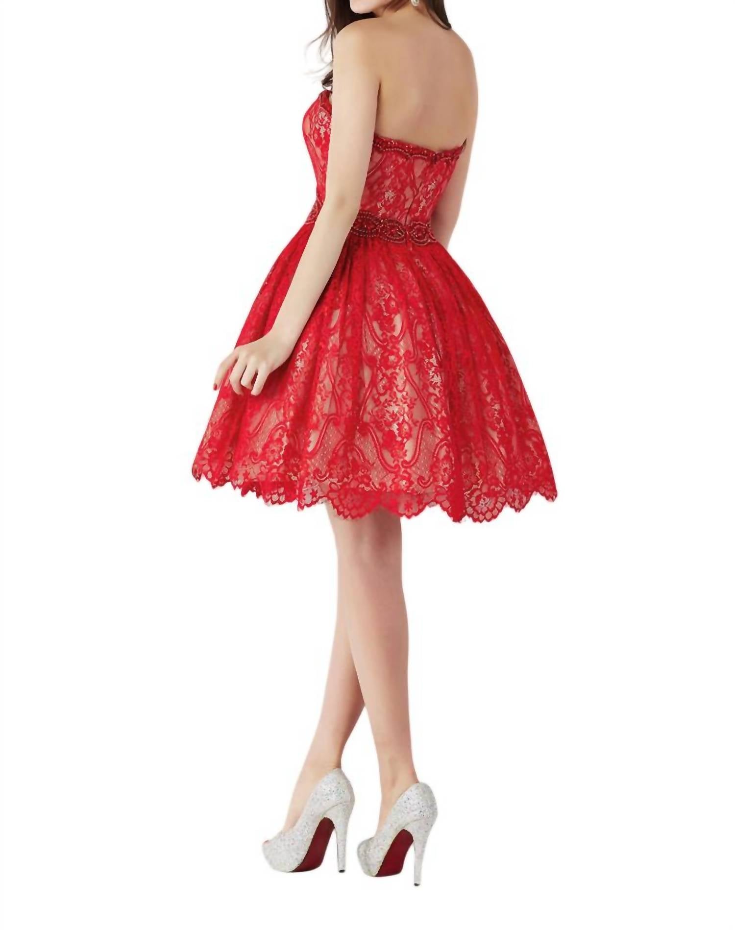 Angela & Alison - Short Prom Dress