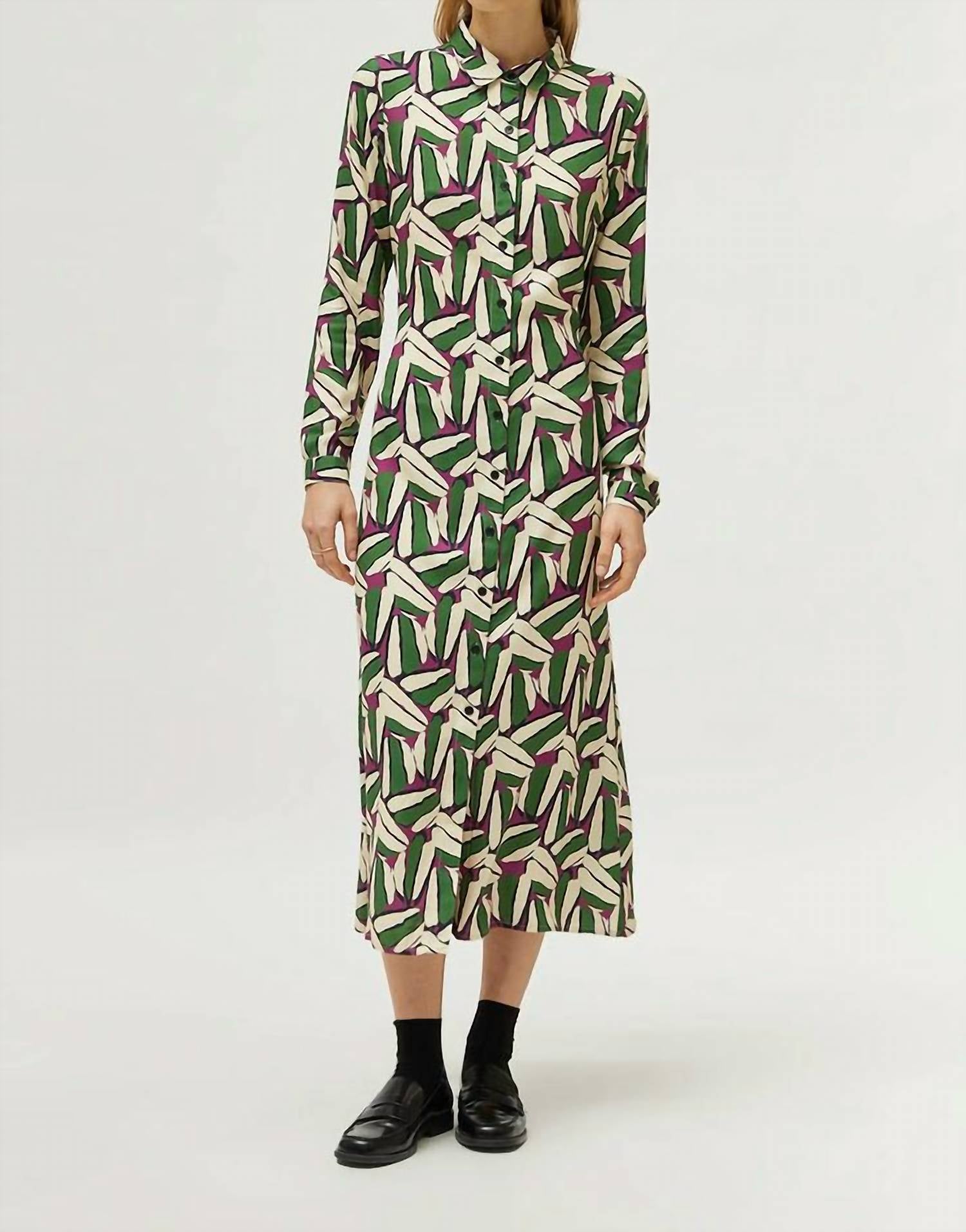 Compañía Fantástica - Geometric Print Midi Dress
